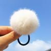 Pompom Hair Ties Hairband Plush Plush Hair Rope Ponytail Holder Pompom Rubber Band Hair Accessories