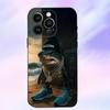 Чехол для телефона B-Brainrot Tralalero для iPhone 16,15,14,13,12,11 Plus,Pro Max,XS,X,XR,SE,Mini,8,7, Мягкий силиконовый черный чехол