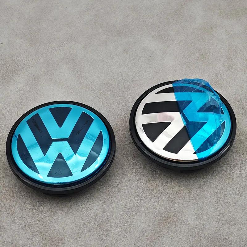 2026 Hot Emblems For VW Volkswagen Jetta MK5 Golf 4pcs/set 65mm Car Wheel Center Caps Rim Hub Caps For Volkswagen VW Golf 6 Pass