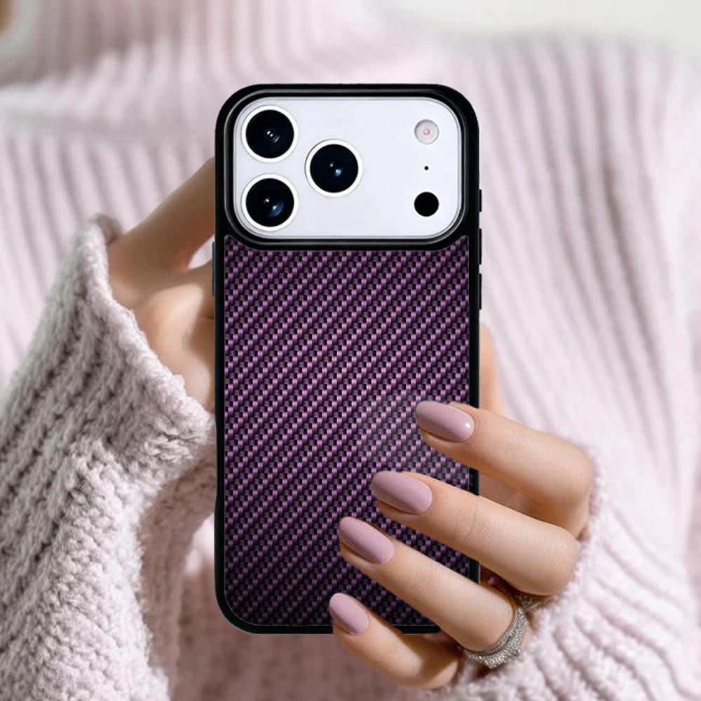 Чехол для телефона с эффектом карбона для Apple iPhone 17 Air 16E 15 14 Plus 13 12 11 Pro Max Mini Funda Cover
