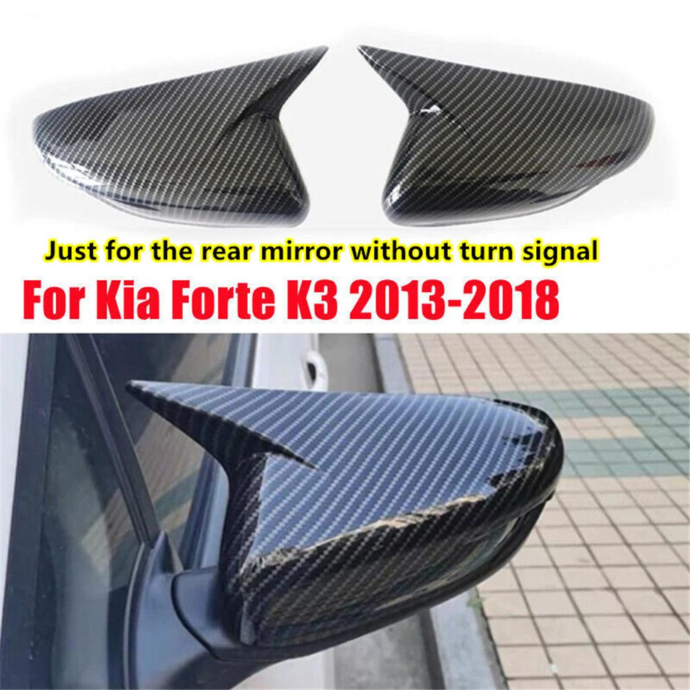 2 шт. Накладки на боковые зеркала под карбон для KIA K3 Cerato Forte 2013-2018
