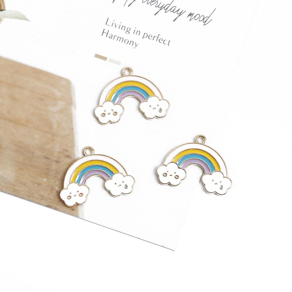 4 шт. несколько стилей, сплав металла, капли масла, красочные аксессуары для изготовления ювелирных изделий, ожерелье, браслет, серьги «сделай сам»