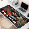 Custom Name Personalized Michael Jackson Pattern Mousepad, Laptop PC Desk Mat, Decorative Desk Mat for Home Keyboard Pad Gift