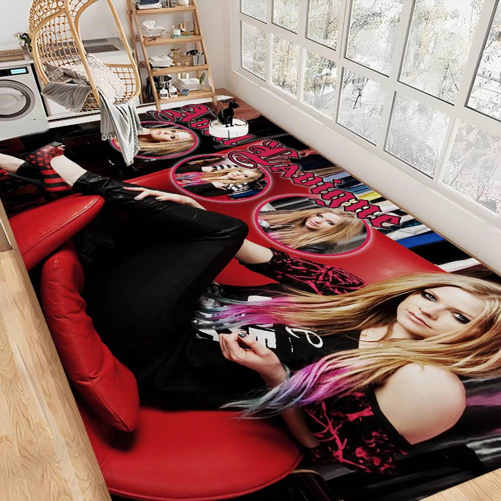 A-Avril Ramona Lavigne Kitchen Mat Kids Room Bedroom Decoration Balcony Anti-Slip Doormat Living Room Alfombra