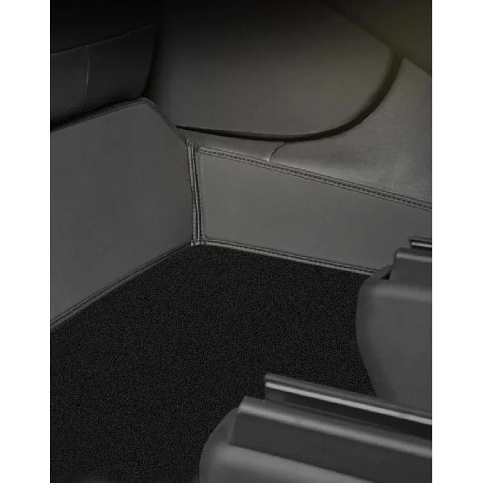 Rear Seat Lower Protective Mat for Tesla Model 3 Y Full Surround Cushion Protector Anti-Dirty Kick Pad Leather Car Accessories