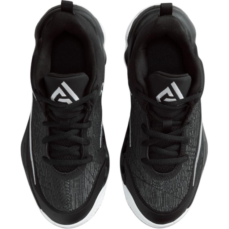 Nike Giannis Immortality 4 GS Черный Волк Серый Белый Детские Кроссовки IH7664-004