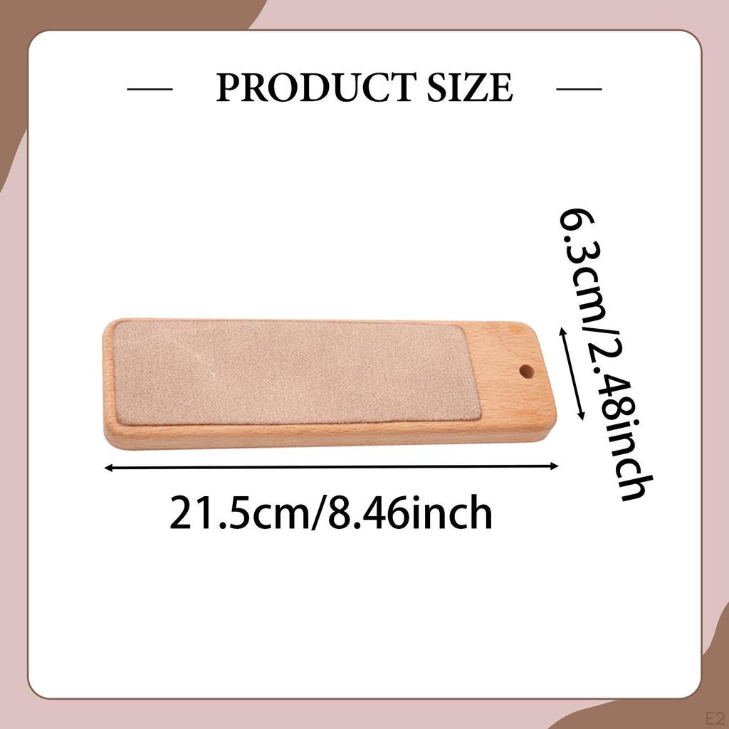 Strop, Knife Sharpening, Wooden , Sharpening Board for Wood Carving, Honing, Woodworking