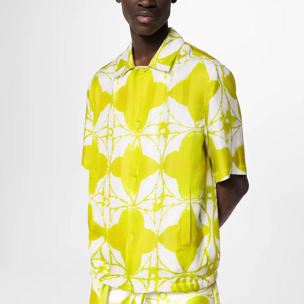 Louis Vuitton SS23 Рубашка Мужская Желтая 1AB6FB
