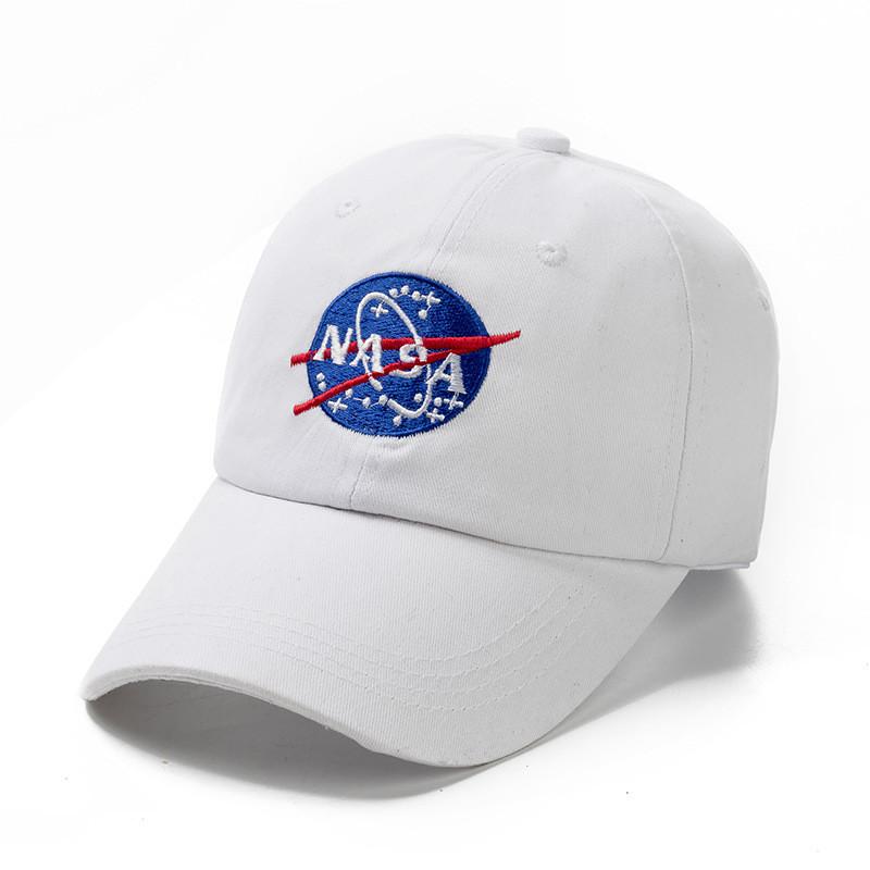 Premium Quality Cotton Nasa Letter Embroidered Baseball Cap Adjustable For Any Head Size
