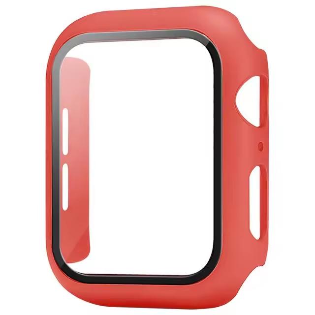 Закаленное Стекло+Чехол Для Apple Watch 11 10 46мм 42мм Ultra 3 49мм Защитная Пленка На Экран Чехол iWatch 9 8 7 6 5 SE 45мм 41мм 44мм Корпус