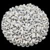 50Pcs 7mm 26 Letter Loose Beads DIY Crafts for Jewelry Making Necklace Bracelet Making