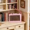 1/12 Миниатюрная модель радио проигрывателя пластинок, Украшение, DIY Сцена, Миниатюрная аудио кукольный домик