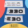 3D Premium 330 Letters for Car Fender Trunk Rear Bonnet Decal Emblem Badge Sticker