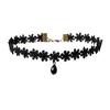 1 Pieces Choker Necklace Set Stretch Velvet Classic Gothic Lace Choker