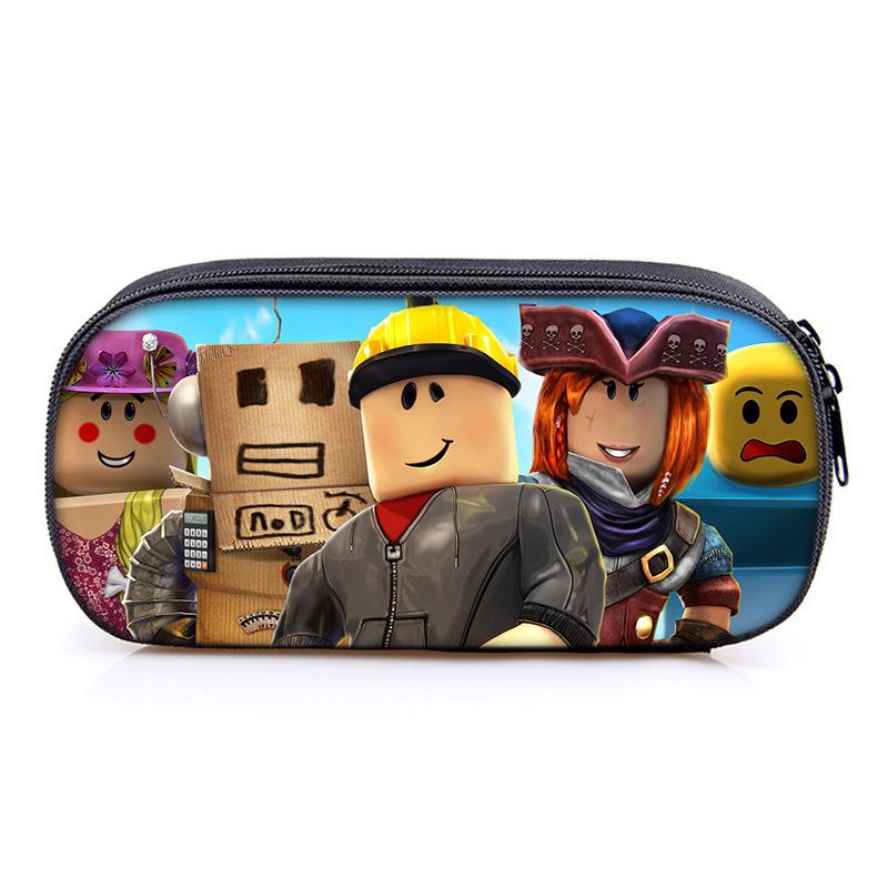 Пенал Roblox для детей - Школьная сумка для канцелярских принадлежностей с несколькими отделениями