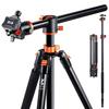 Concept Tripod SLR 238 см 4-х уровневый штатив для камеры 49 см Горизонтальная ось Вид сверху Вращение на 360 градусов Центральная ось Перевернутый монопод Регулируемый алюминий