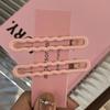 2Pcs/Set Candy Color Metal Hollow Hair Clip Broken Hair Side Duckbill Bangs Y2K Hair Accessories