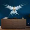 Xmas Wall Lamp Owl Eagle Shape Projector Modern Creative Atmosphere Sconce Light 3D Print Body Animal Lighting Lustre Halloween