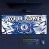 Custom Name,Chelsea Mouse Pad, Large Gaming Desk Mat, Non-slip XXL Mousepad for Laptop & Tablet, Mini PC Playmat with Stitched Edges