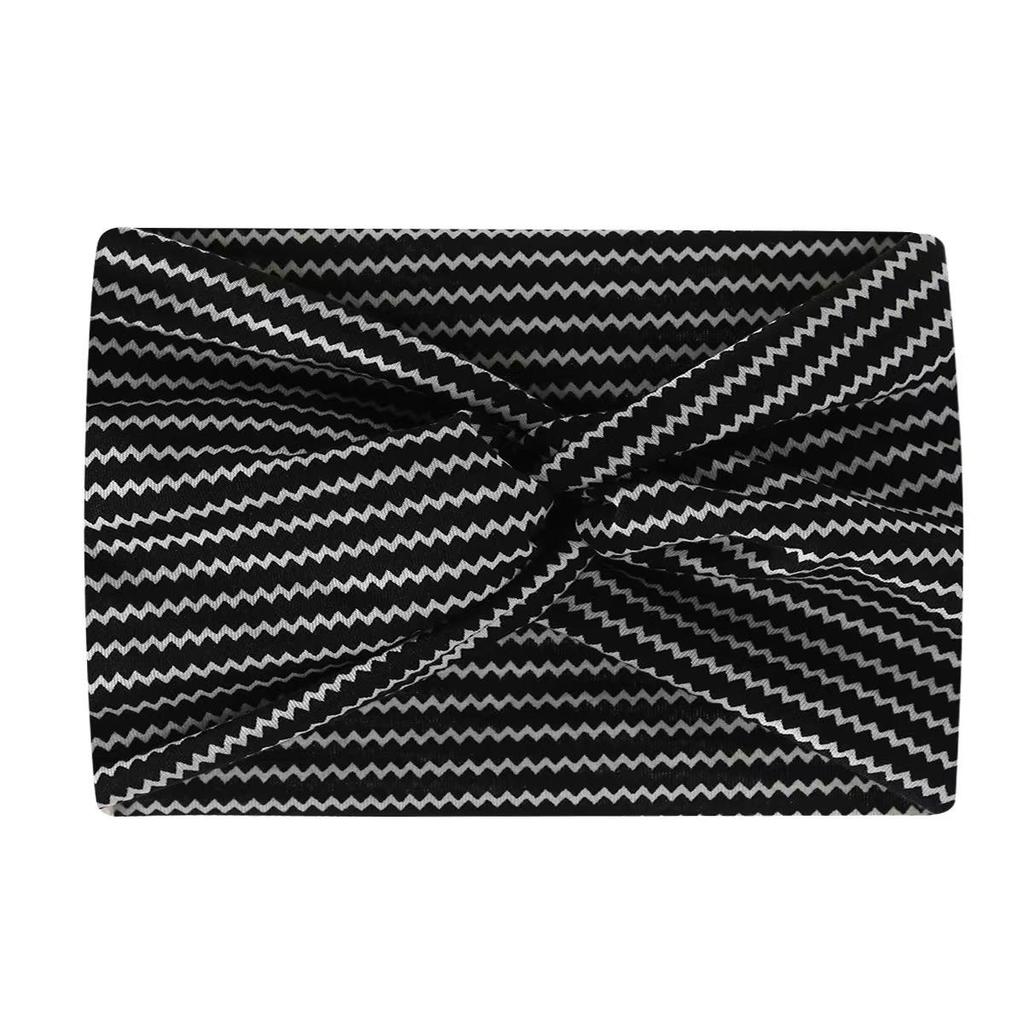 Африканская очень широкая эластичная повязка на голову для йоги и спорта