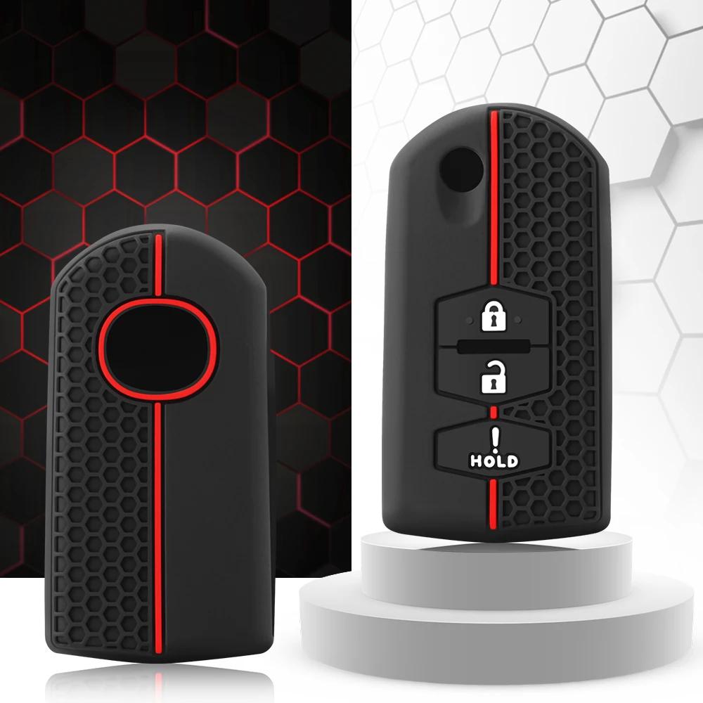 Силиконовый держатель для ключей, чехол для ключей от автомобиля Mazda 2 3 5 6 M6 MX5 CX5 CX7 CX9 RX8