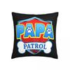 Забавная наволочка для подушки PAPA Patrol Dog Mom с принтом, полиэстеровая наволочка на подушку, подарок, наволочка, спальня, молния