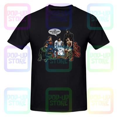 Thats How I Save The World Jesus Superheroes Christian Shirt TShirt Tee Pop Best Quality