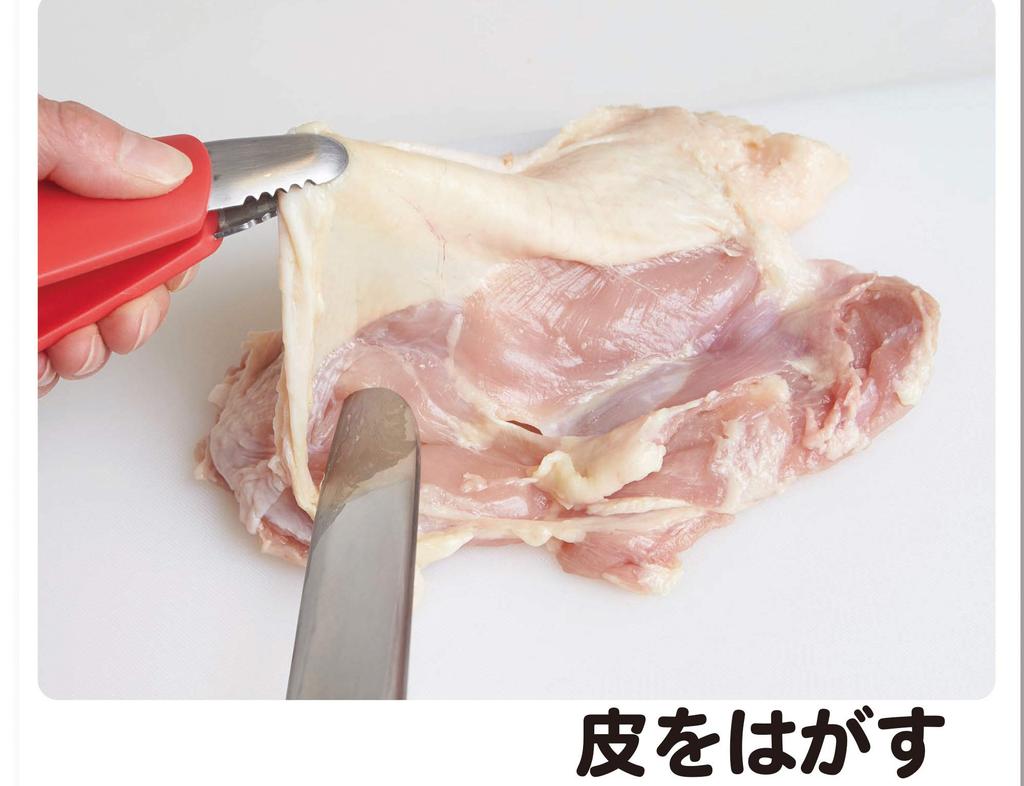 Suncraft Щипцы, WW-108, Красные, Идеальны для удаления кожи и жира с курицы, Идеальны для приготовления, 7,7x4,0x14 см, Кухонный инструмент для работающих женщин