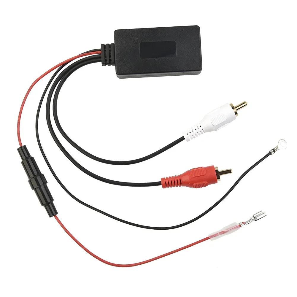 1 шт. V5.0 Bluetooth-совместимый для автомобиля внедорожника радио стерео аудио-кабель адаптер 2RCA разъем музыка AUX подходит для зажигания 12 Вольт питание