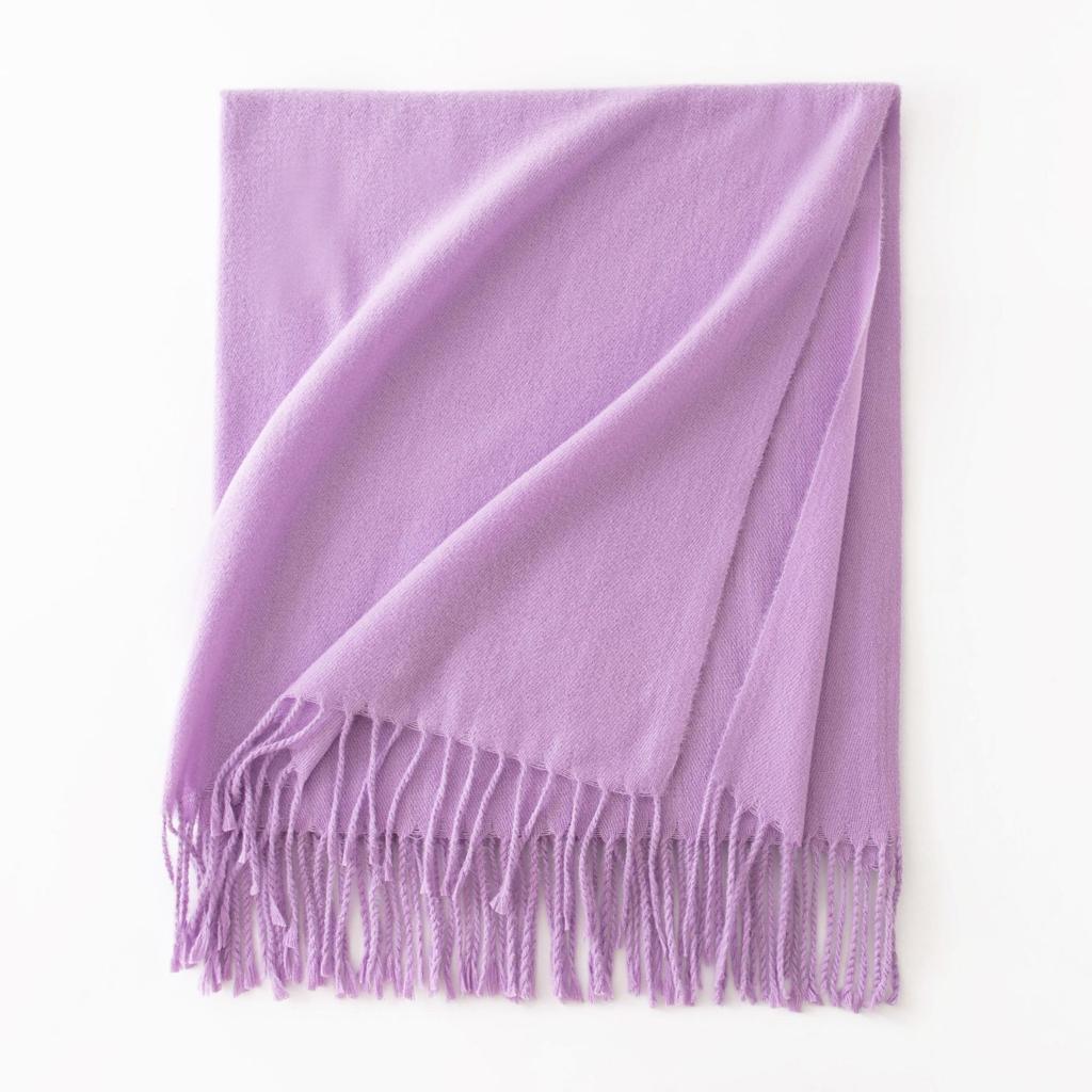 Cashmere Feel Scarf Autumn and Winter Korean Imitation Cashmere Girls High End Shawl Warm Scarf