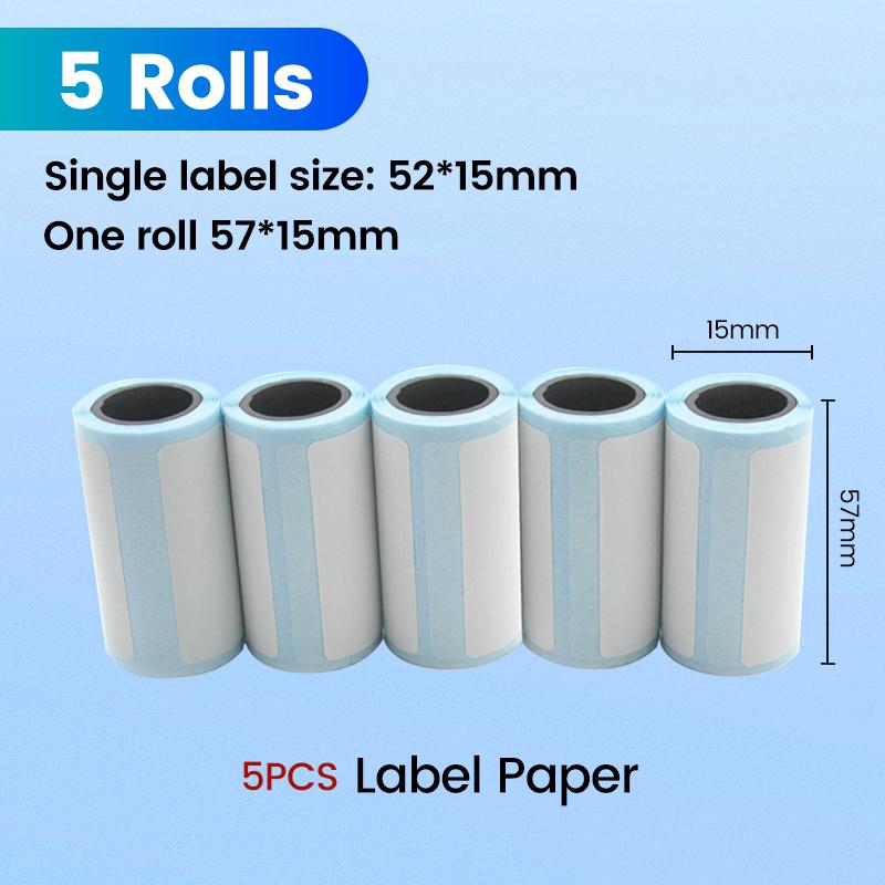 57*25mm Thermal Paper Label Sticker Self-adhesive HD Color Rolls Paper For Mini Printer Instant Print Kids Camera Photo Paper 4