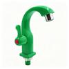1 PC Creative Simple Plastic Steel Faucet Multi-Color Kitchen Bathroom Outdoor Garden Water-Saving Single Handle Tap