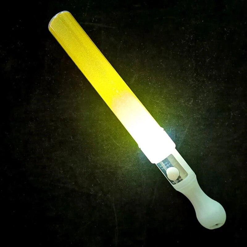 5pcs Colorful LED Glow Stick For Wedding Party, Fluorescent Flashlight LightFor Outdoor Camping Concerts Decor, Birthday Gifts