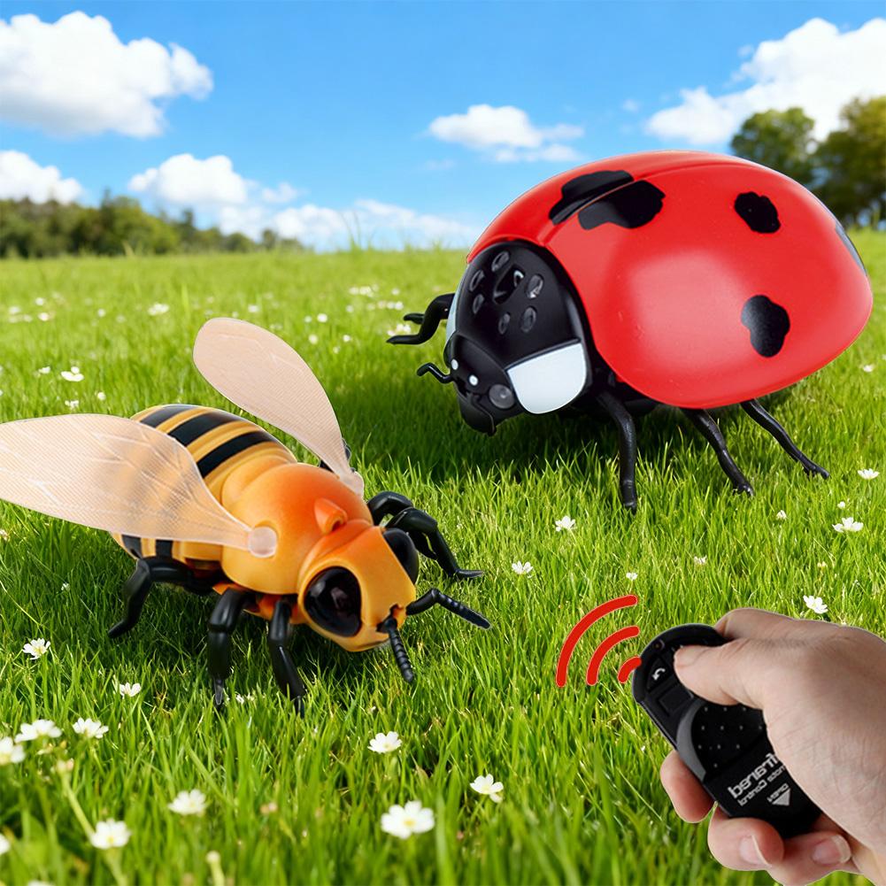 Инфракрасные RC-Игрушки Животные Симуляция Пчел Божьих Коровок Электрический Робот Игрушка Животное Розыгрыш Игрушка Транспортное Средство Подарок Ребенку на День Рождения