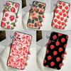 Cute Strawberry Case For POCO X6 Pro M6 X5 X3 M5s F3 F5 Xiaomi 14 Ultra 13 12 Lite 11T 12T 13T Pro Coque