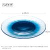 Toyo Sasaki Glass Тарелка FUTAE Futae Тарелка 240 Набор из 3 Сделано в Японии Большая тарелка Круглая тарелка Посуда Блюдо Стеклянная тарелка Посуда 46068WSHB