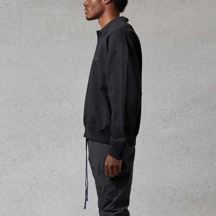Fear Of God Essentials FW20 Polo Shirt Unisex Black FOG-FW20-362