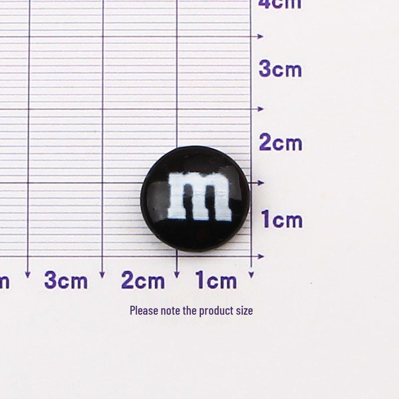 Набор для DIY из смолы с разноцветными M&M's: Чехол для телефона, Резинка для волос, Заколка для волос, Украшение, Наклейка на стакан для воды, Пенал