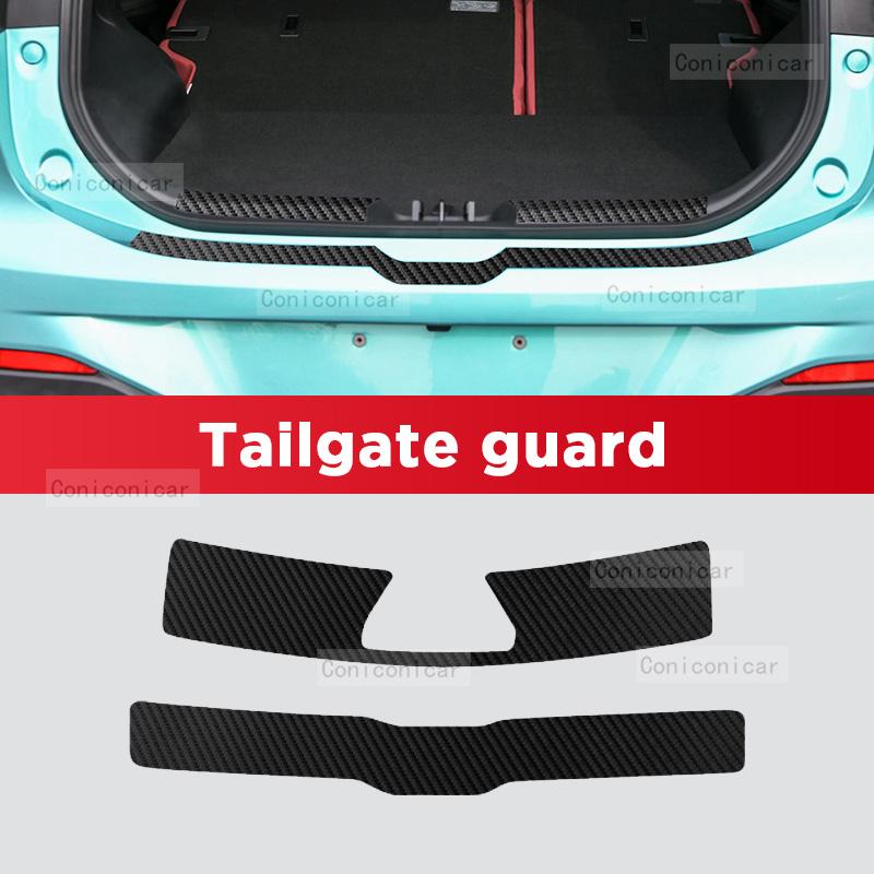 Автомобильные наклейки на пороги из углеродного волокна для FORTHING T5 EVO 2025, декоративные наклейки на педали порога, защита от царапин, аксессуары