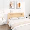 816841 vidaXL Wall-Mounted Bedside Tables 2 Pcs White 50x36x25 Cm