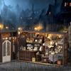 Деревянный Мини-Домик для Кукол DIY 3D Пазл Сборка Строительная Модель Комната Игрушки Дом Спальня Украшение С Мебелью Подарки Домики для Кукол