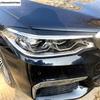 ABS Углеродное Волокно / Черный Автомобиль Передняя Фара Лампа Накладка Бровь Декор Аксессуары Для BMW 5 Серии G30 530I 2017 -