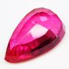 Top Quality Rose Red Ruby Natural Pear Cut 60-62 Ct Certified Loose Gemstone