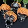 Vintage Artificial Skull Head Model Resin Skull Head Figurines  Halloween Decor Gifts