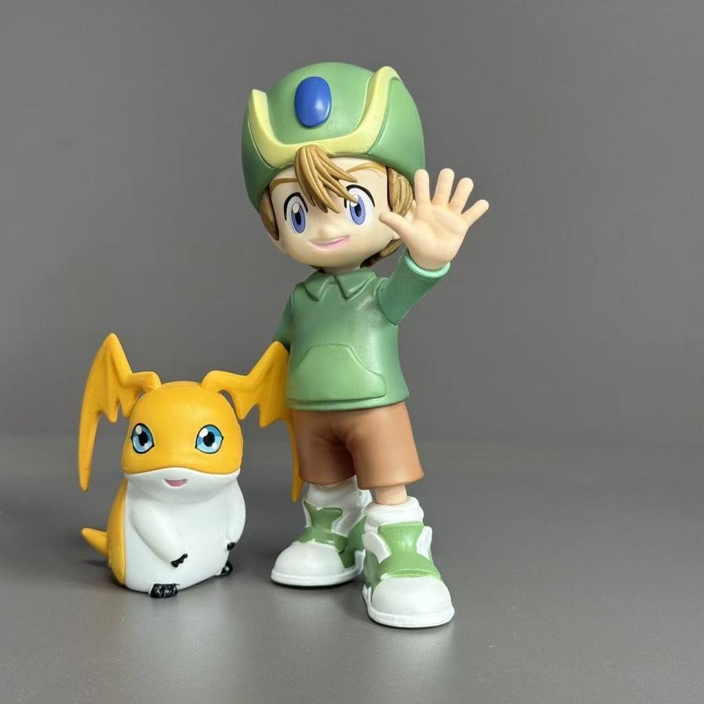 5-11cm Anime Digimon Adventure Takaishi Takeru Figure Patamon Action Figures Pvc Collection Model Toys Gifts