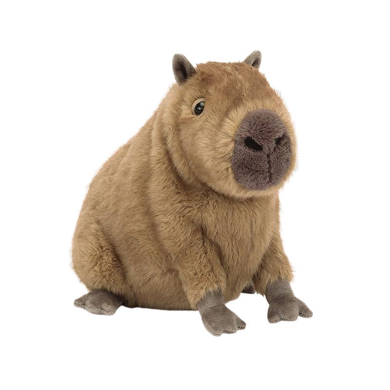 JELLYCAT Животные в лесу Клайд Капибара Капибара-компаньон и кукла для комфорта Плюшевая игрушка Высота 21 см