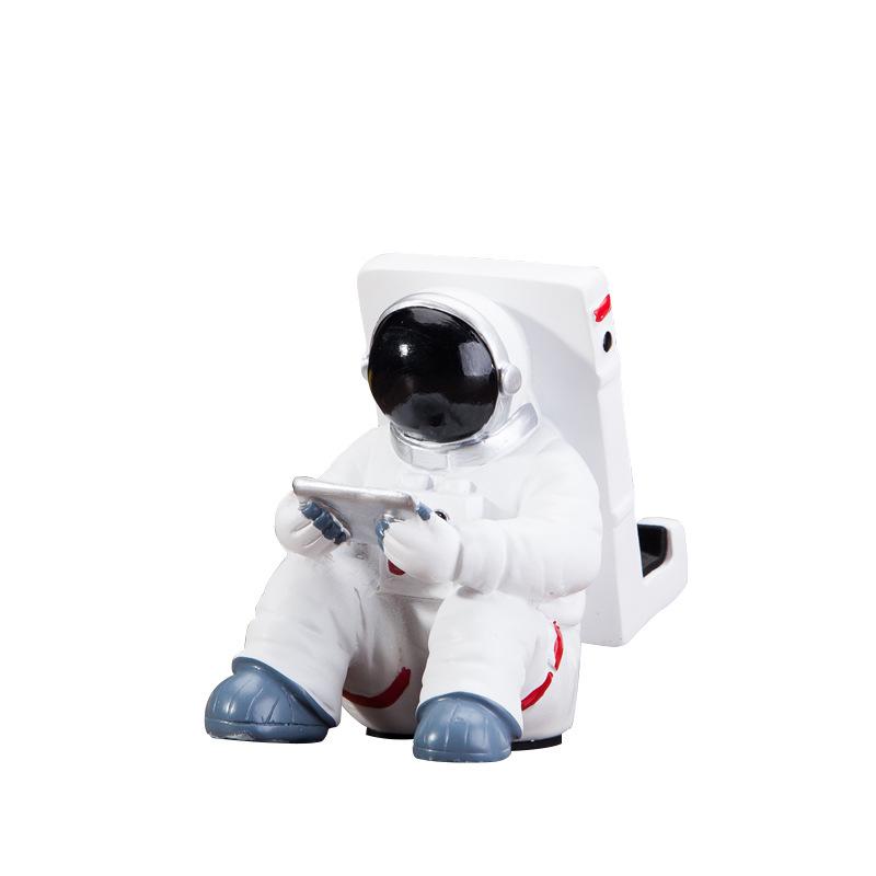 Stand Astronaut Multi-purpose Carry Cell phone / Glasses / IPAD / Pen Astronaut Statue Eyeglasses Stand Home Desktop Decoration