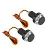 DC12V мотоцикл светодиодный указатель поворота фара ручка руля заглушка руль фонарь белый желтый