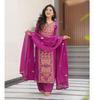 Женский дизайнерский традиционный набор Kurta Pant Dupatta Индийский Болливуд Мягкий Креп Сальвар Костюм Курти