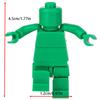 1 шт. многосоставной подвижный строительный блок MiniFigure Moc детские кирпичи кукла подарочная игрушка мини коллекционная игрушка красочная 1,77 дюйма